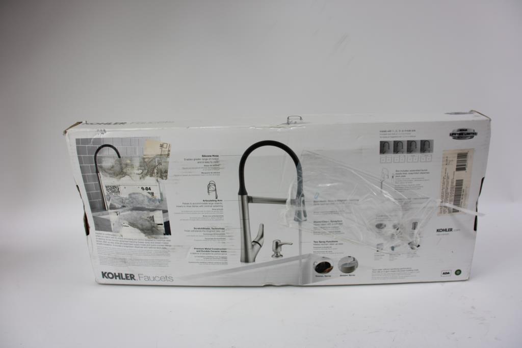 Kohler Pull Down Kitchen Faucet With Soap Dispenser Property Room