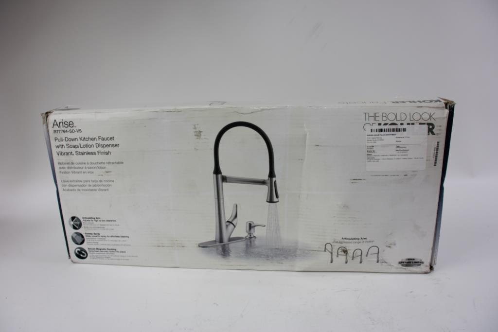 Kohler Pull Down Kitchen Faucet With Soap Dispenser Property Room