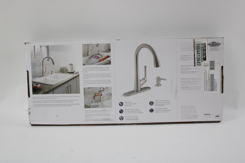 Kohler Setra Touchless Pull Down Kitchen Faucet Property Room