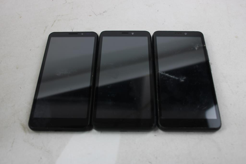 Koobee, Orbic Cell Phone Lot, 3 Pieces, Sold For Parts