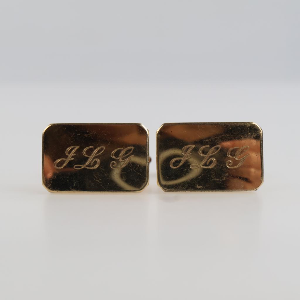 Krementz 10kt GP Cuff Links