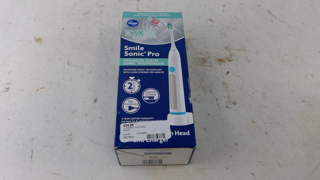 Kroger Smile Sonic Pro Toothbrush