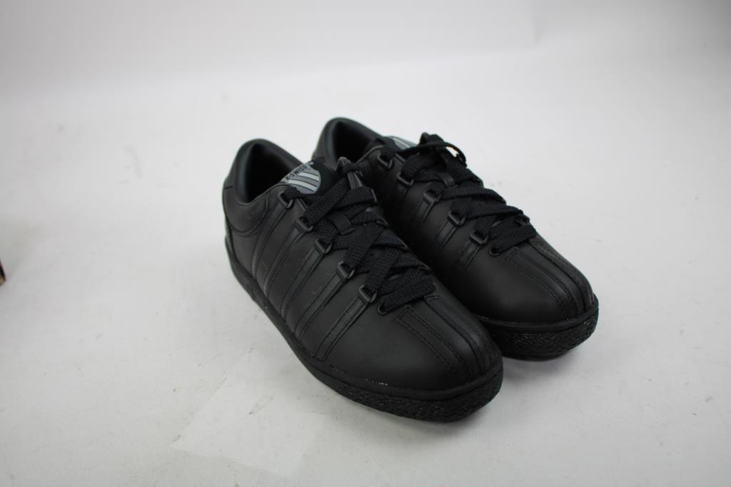 K-Swiss Classic Vasity Black Sneakers, Youth Size 6-1/2