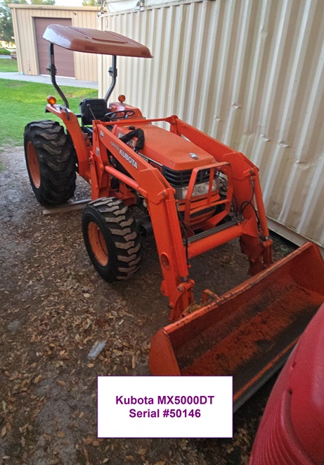 Kubota Tractor VC# 00202835 (Kissimmee, FL 34744)