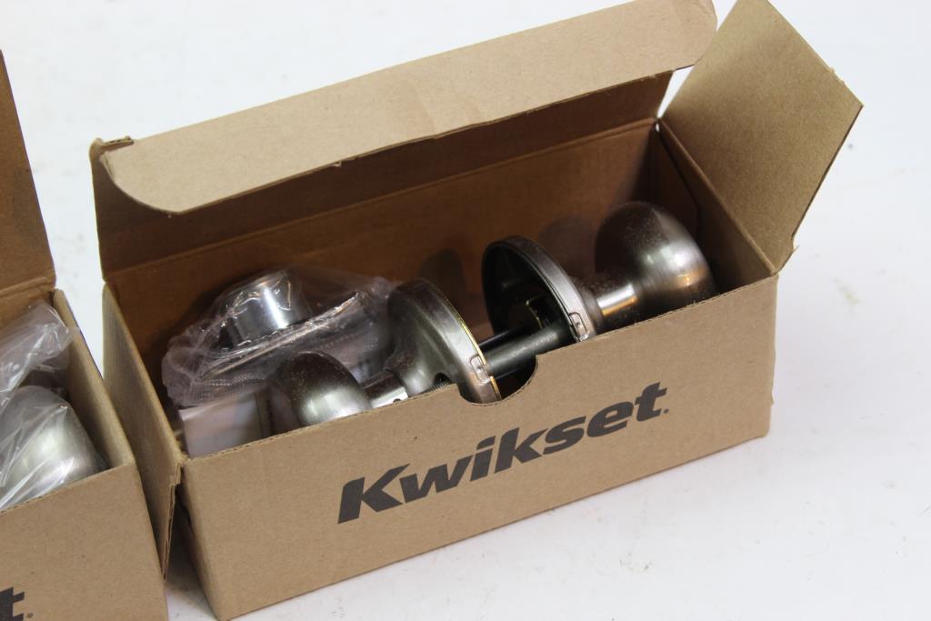 Kwikset Assorted Locks, 3 Pieces Property Room