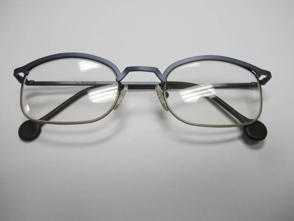 LA Eyeworks Blue Titanium Frame Eyeglasses Property Room