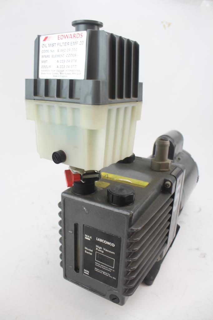 Labconco Rotary Vane High Vacuum Pump Property Room