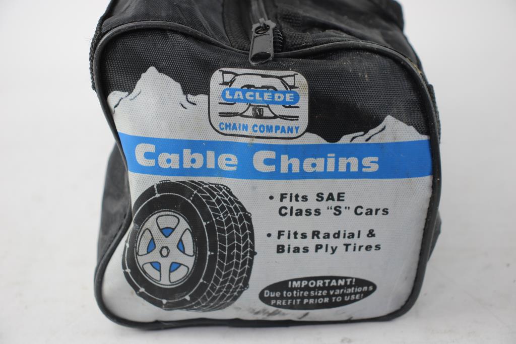Laclede Cable Chains For Bias Ply Tires Property Room