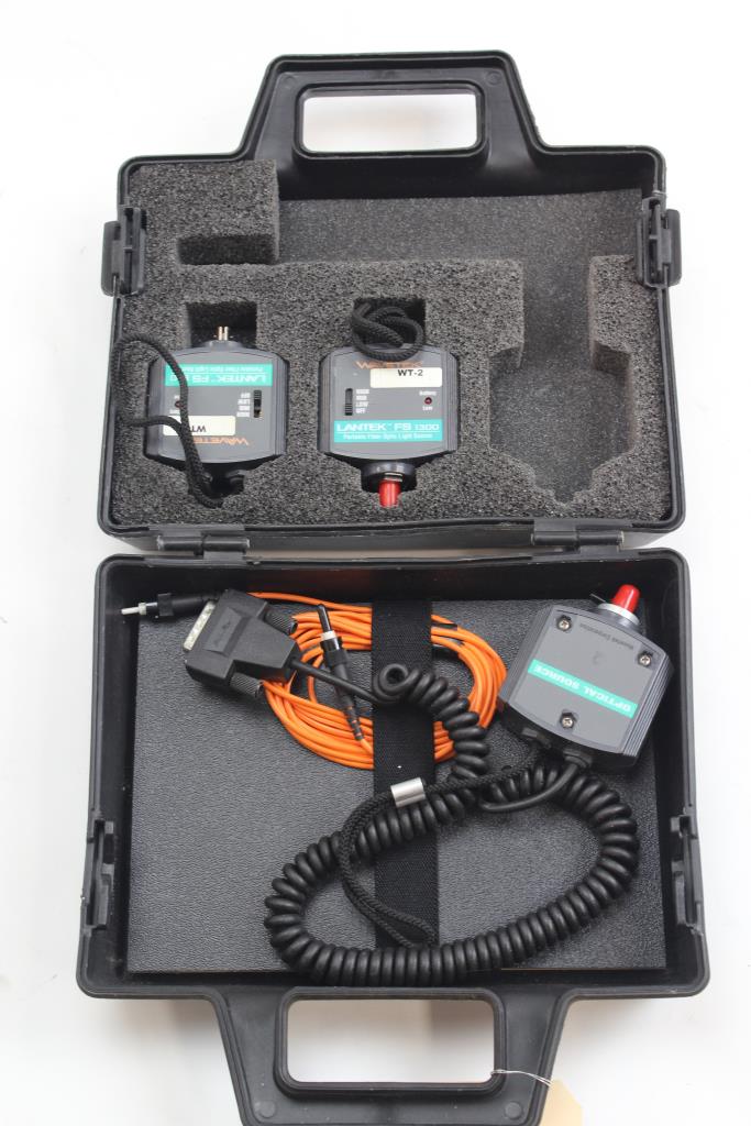 Lantek Fiber Optic Loss Measurement Kit Property Room