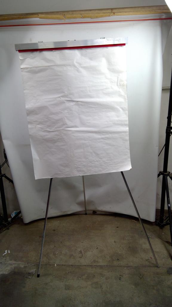 Large Tripod Easel With Paper