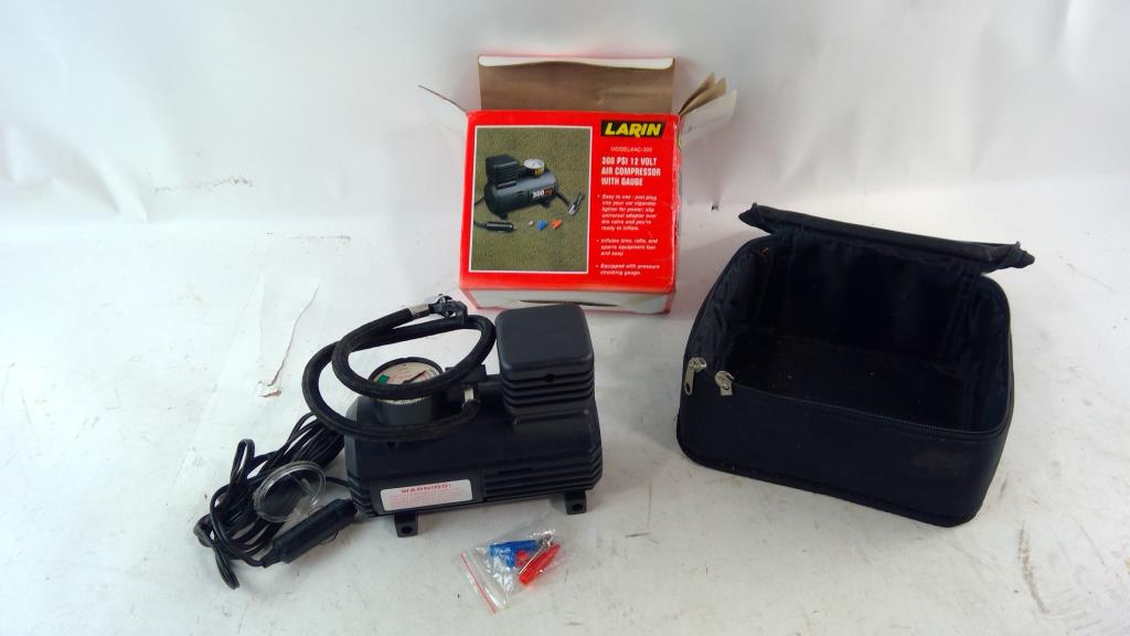 Larin 300 Psi 12 Volt Air Compressor With Gauge
