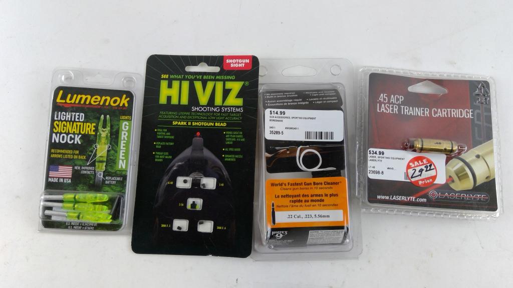 Laserlyte .45 ACP Laser Trainer Cartridge And More, 4 Pieces