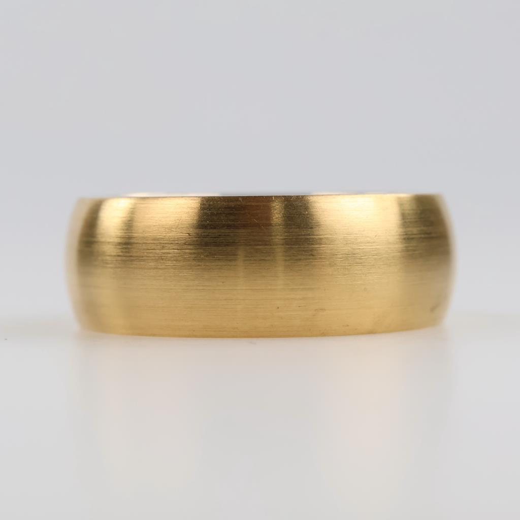 Lashbrook 14kt GP Stainless Steel Wide Band