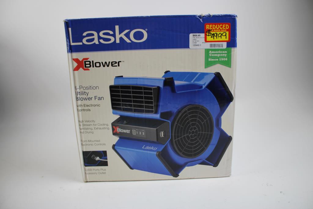 Lasko 6 Position Utility Blower Fan