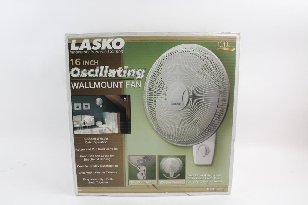 Lasko Oscillating Wallmount Fan | Property Room
