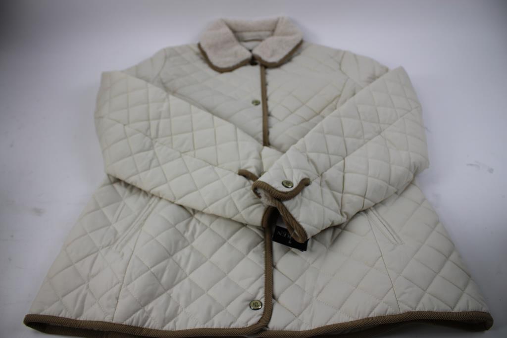 Lauren Ralph Lauren Women's Faux Sherpa Collar Coat