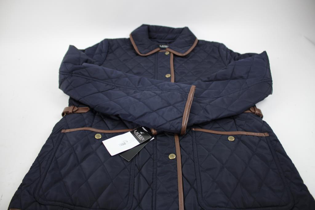 Lauren Ralph Lauren Women's Quilted Velboa-Lined Coat