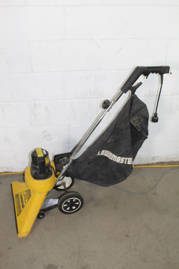 Lawnmaster Electric Outdoor VacuumMulcher Property Room