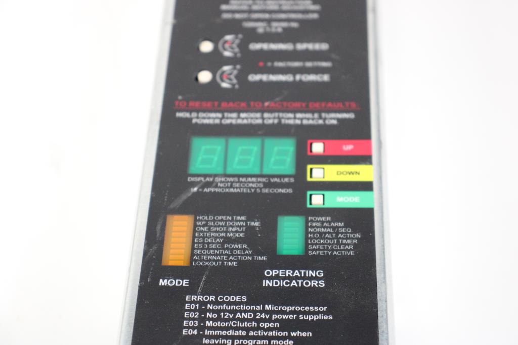 LCN Senior Swing Motor Gearbox And Controller, 3 Pieces Property Room