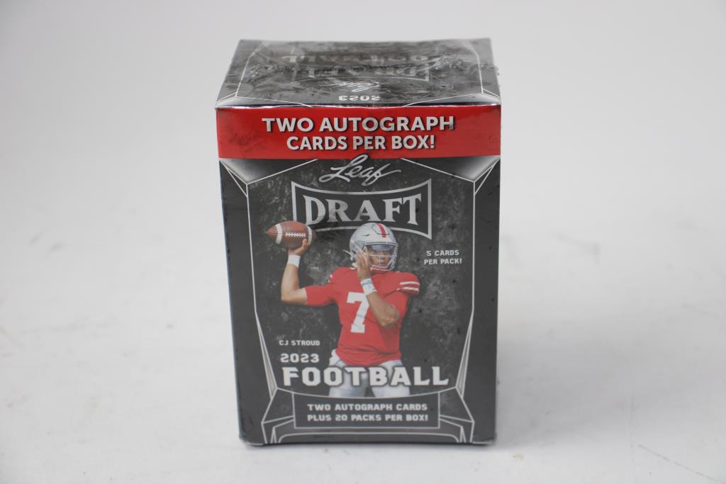Leaf Draft Football Trading Cards, 100 Pieces