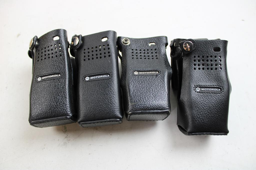 Leather Radio Cases, 4 Pieces