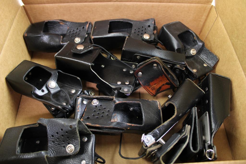 Leather Radio Cases Bulk, 10 Pieces