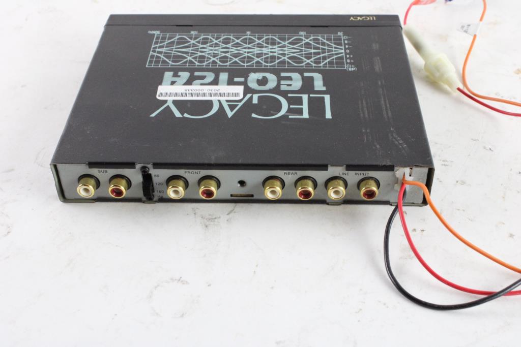 Legacy PreAmp Equalizer Property Room