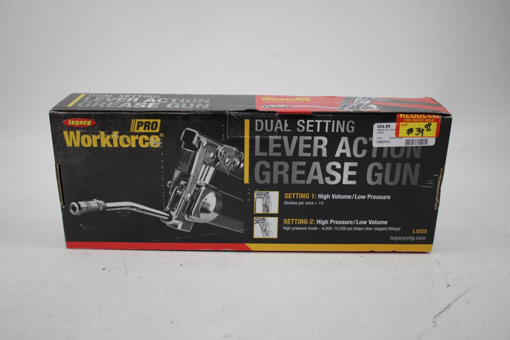 Legacy Workforce Lever Action Grease Gun