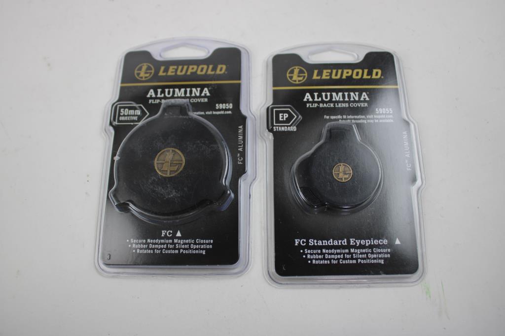 Leupold Flip-Back Lens Covers, EP, 50mm, 2 Pieces