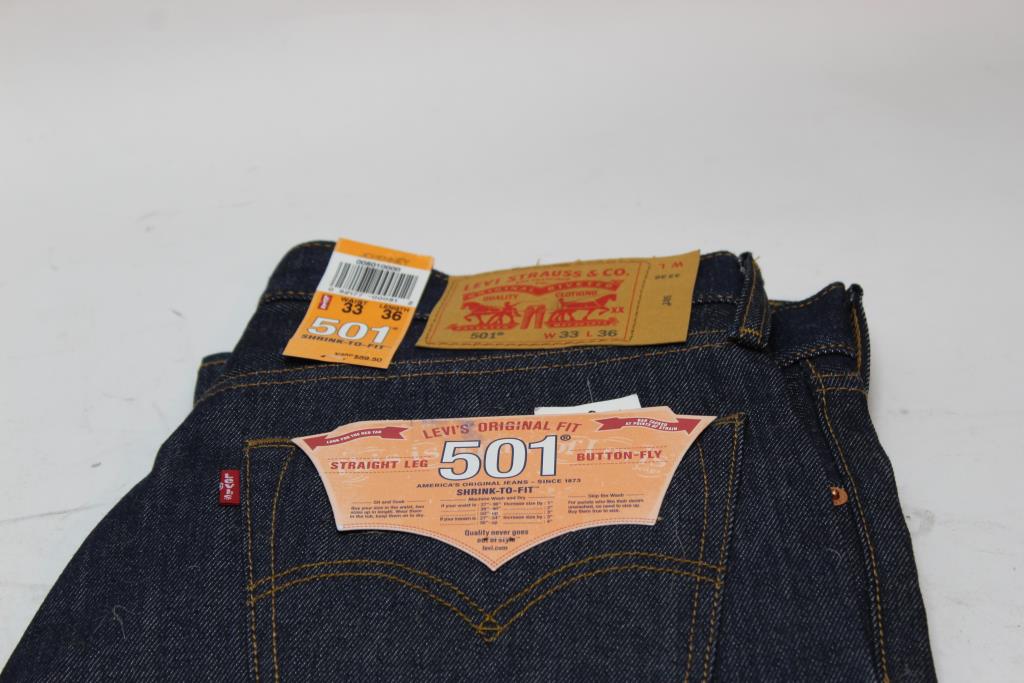 levis 501 33x36