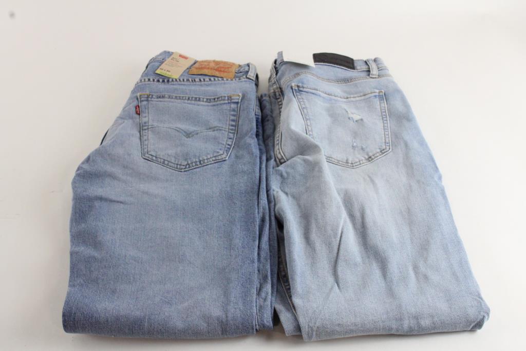 Levis And Original Use Jeans, 2 Pair Property Room