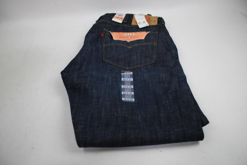 Levi's Men's Original Fit 501 Jeans Size 40x32