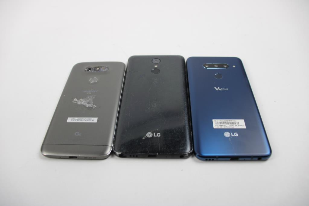 LG, G5 Cell Phone Lot, 3 Pieces, Sold For Parts | Property Room