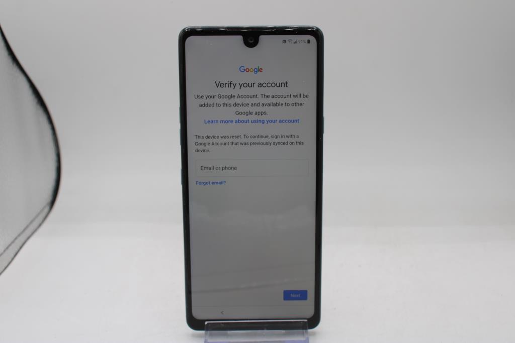 LG K71, 128GB, Google Account Locked, Sold For Parts