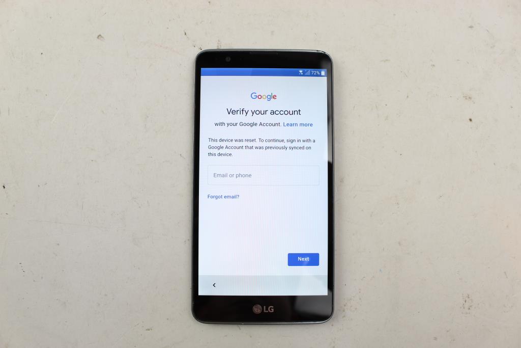 LG Stylo 2 V, 16GB, Verizon, Google Account Locked, Sold