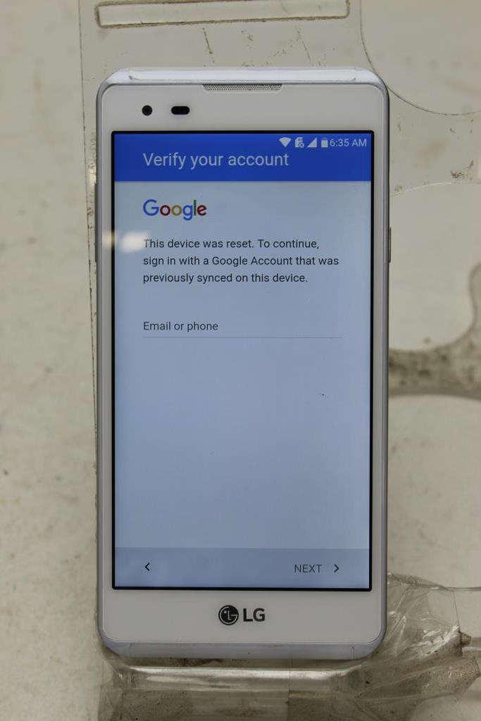 LG Tribute HD, 16GB, Boost Mobile, Google Account Locked, Sold For