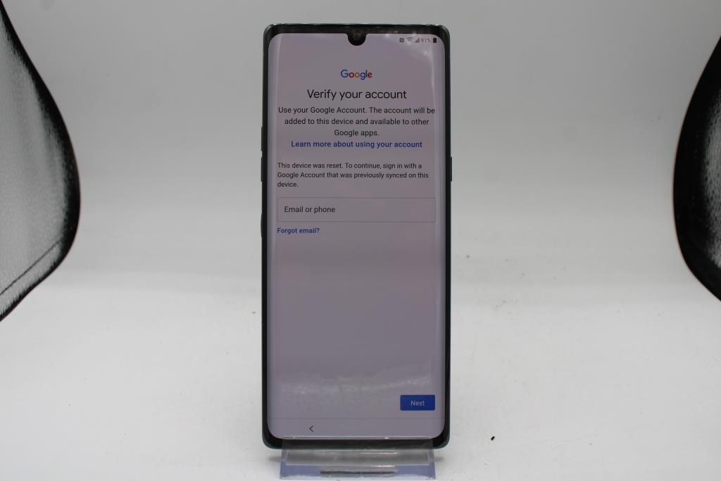 LG Velvet 5G, 128GB, AT&T, Google Account Locked, Sold For Parts
