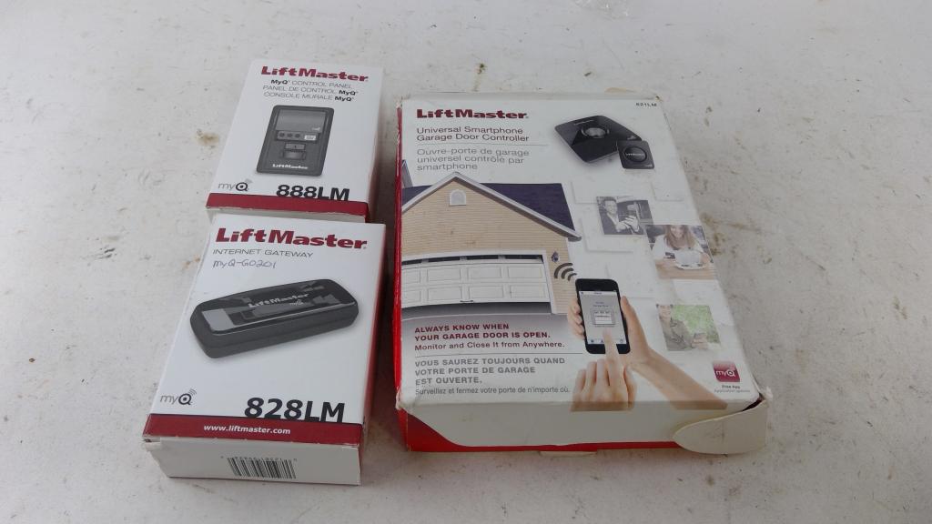 Liftmaster Universal Smartphone Garage Door Controller And More 3 Pieces