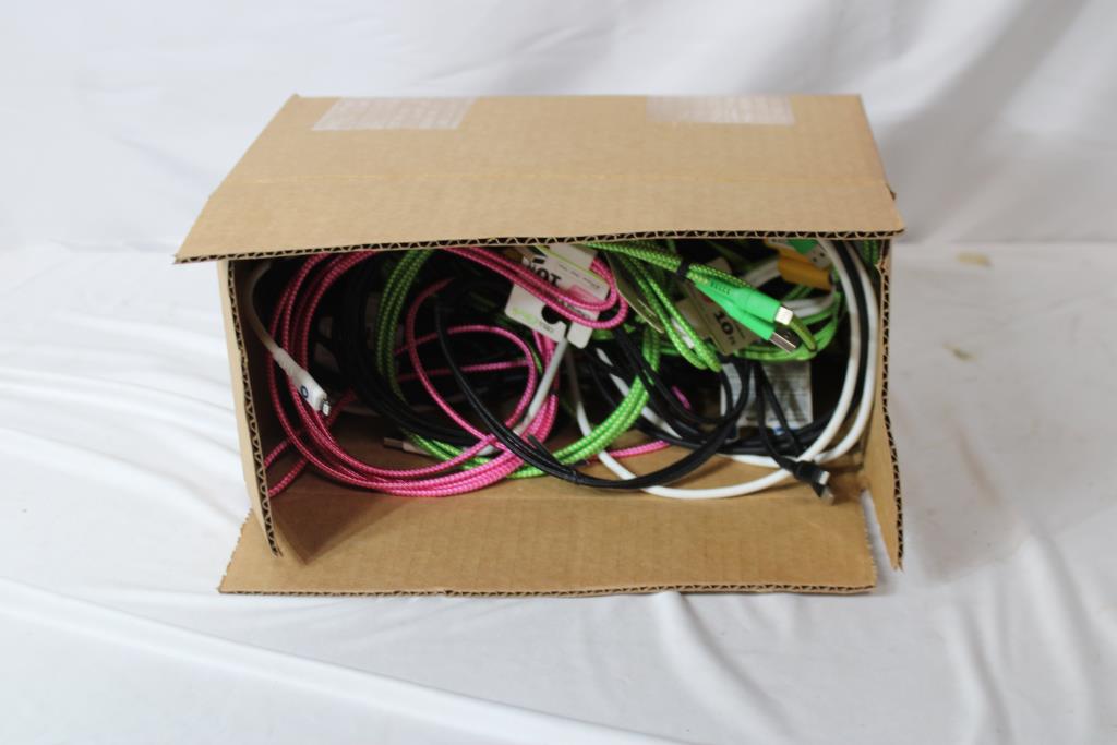 Lightning To USB/Lightning To USB-C Charger Cables Bulk Lot