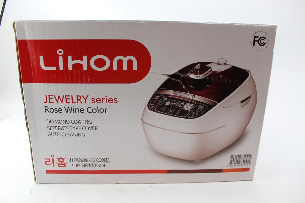 Lihom Jewelry Series Rose Wine Color IH Pressure Rice Cooker | Property ...