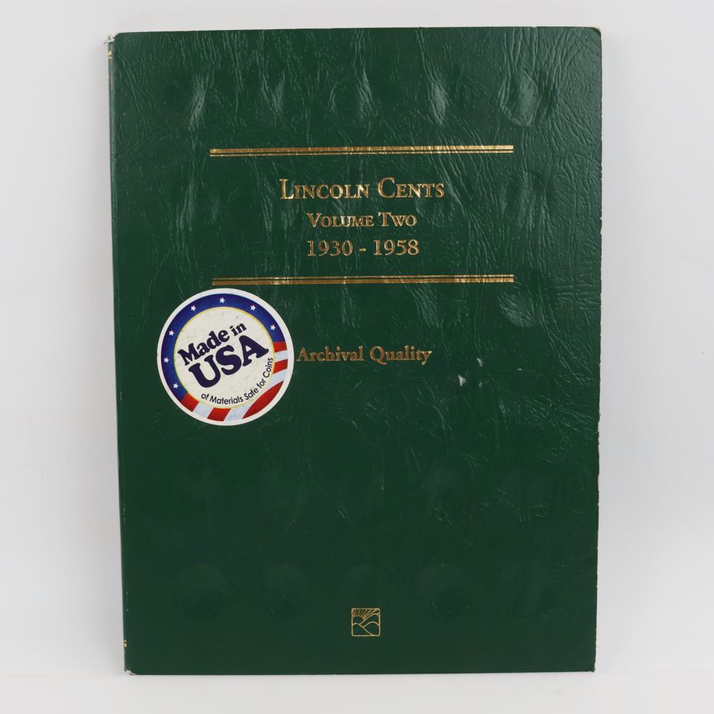 Lincoln Cent Collection Booklet, 40+ Pieces