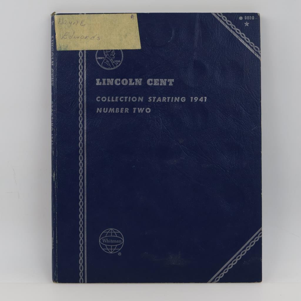 Lincoln Cent Collection Booklet, 55+ Pieces