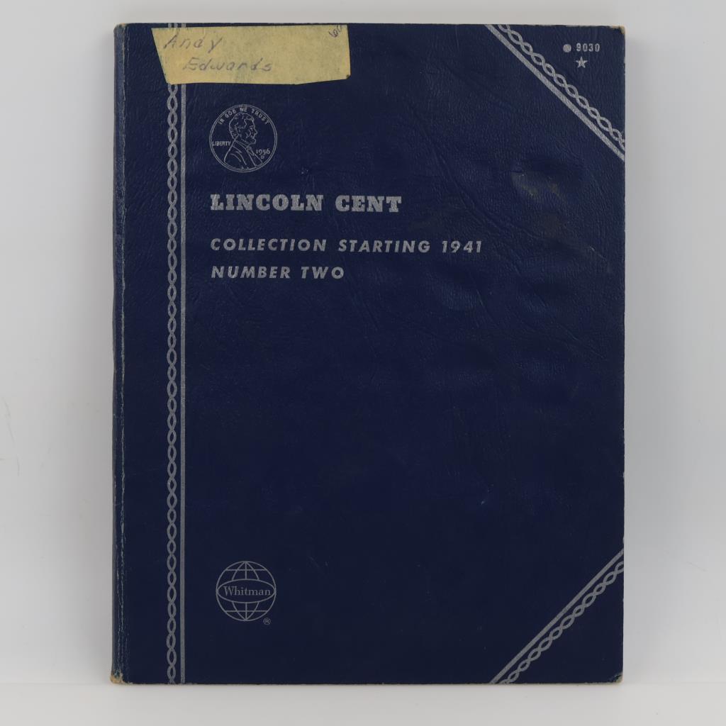 Lincoln Cent Collection Booklet, 60+ Pieces
