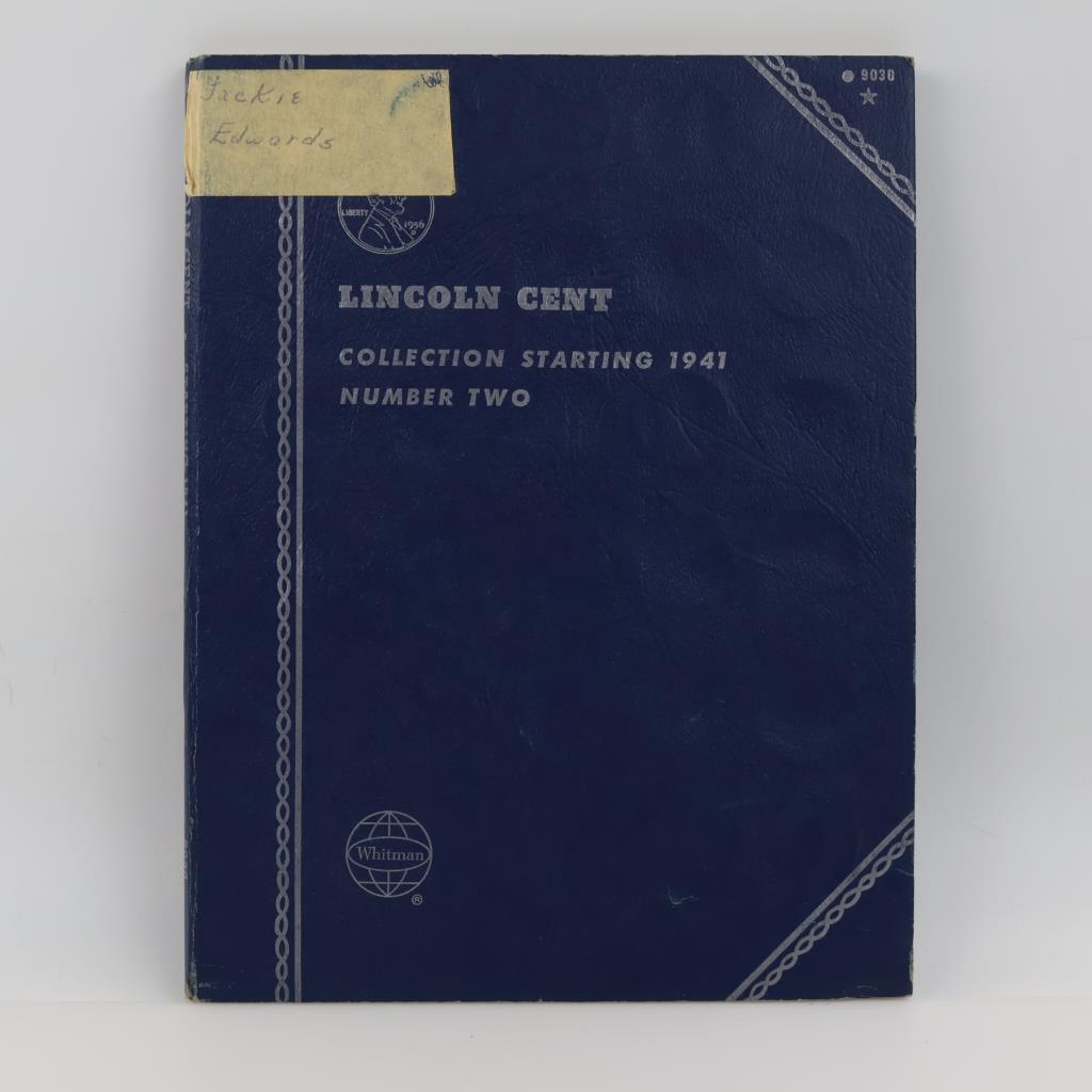 Lincoln Cent Collection Booklet, 65+ Pieces