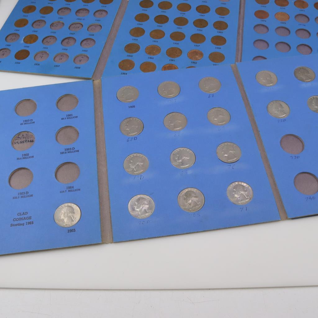 Lincoln Cent Collection Booklets, 45+ Pennies | Property Room