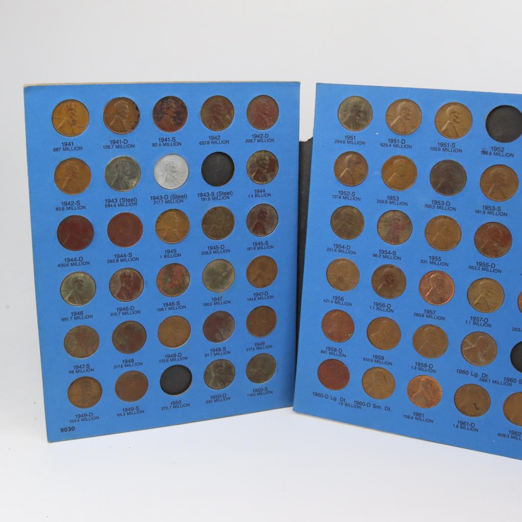 Lincoln Cents Collection Booklets, 100+ Pieces | Property Room