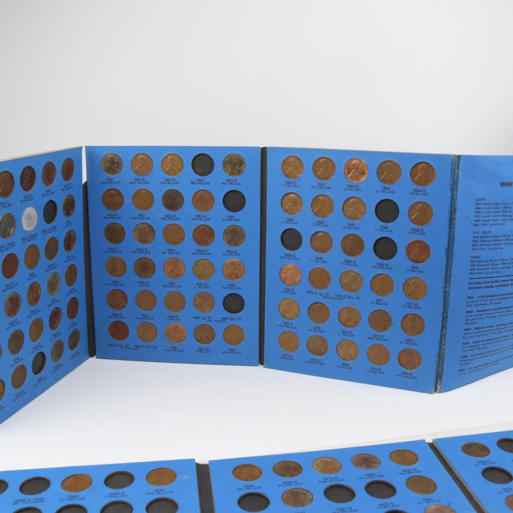 Lincoln Cents Collection Booklets, 100+ Pieces | Property Room