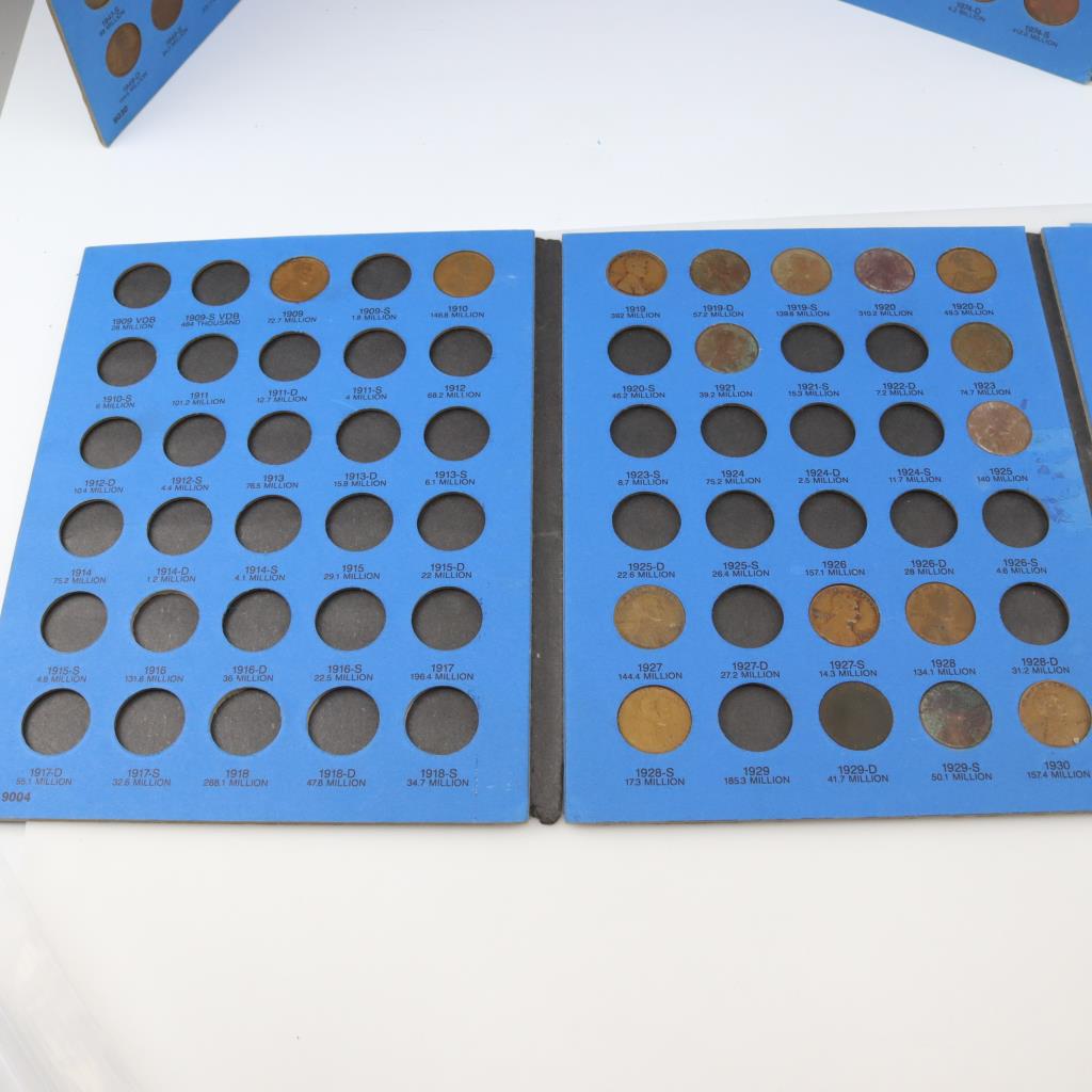 Lincoln Cents Collection Booklets, 100+ Pieces | Property Room