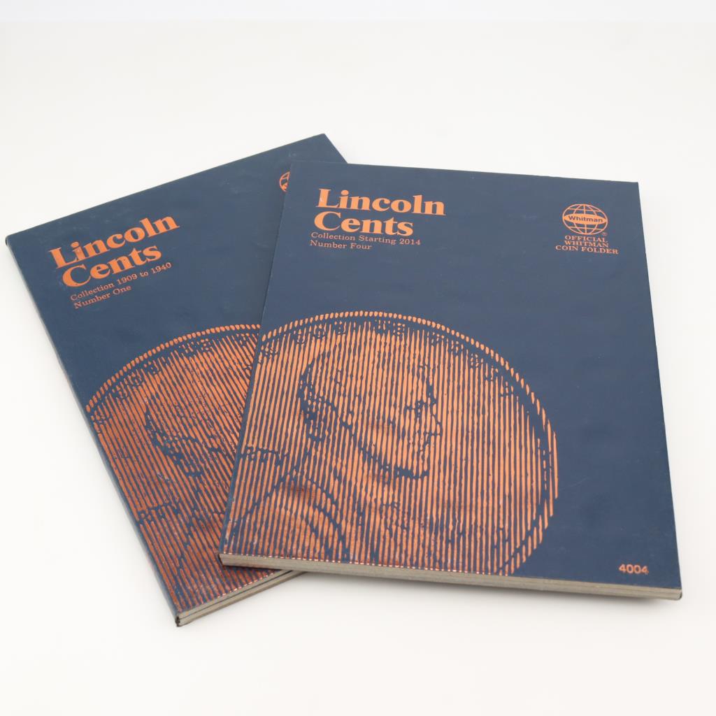 Lincoln Cents Collection Booklets, 60+ Pennies | Property Room