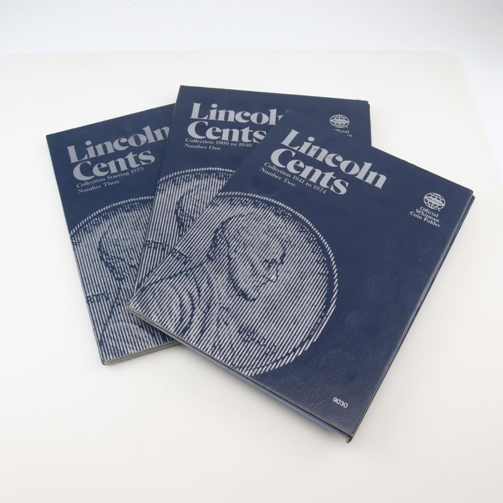 Lincoln Cents Collection Booklets, 80+ Pennies | Property Room